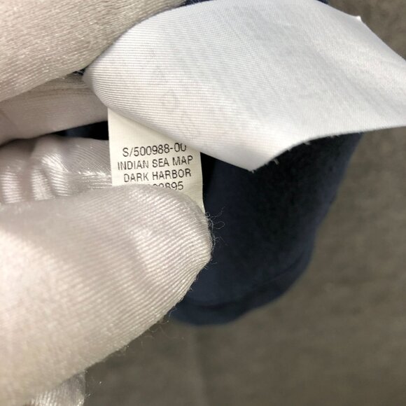 Banana Republic Indian Sea Map T Shirt Mens M Dark Harbor Gray Short Sleeve - Picture 6 of 8